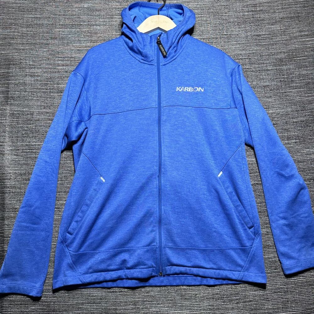 Karbon Hoodie Men's 2XL Blue Full Zip Outdoors